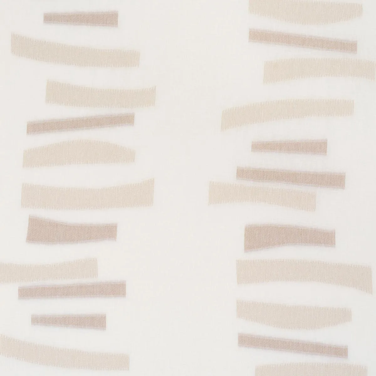 Schumacher 85151 Jensen Sheer Neutral fabric swatch