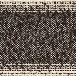 Schumacher 82381 Jessen Alpaca Stripe Brown fabric swatch
