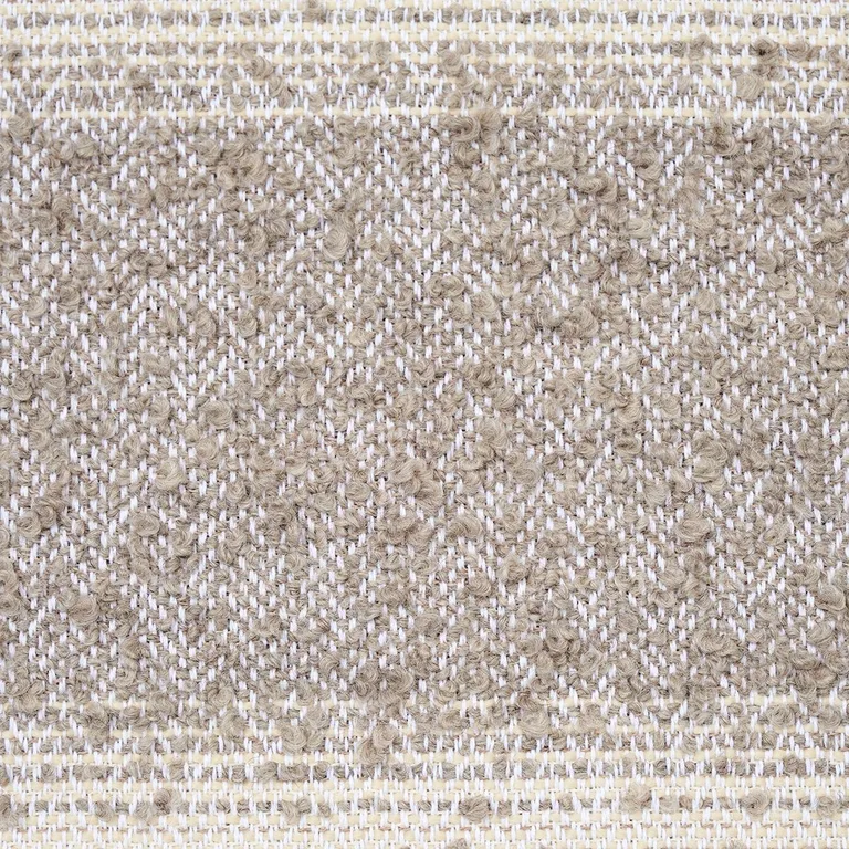 Schumacher 82380 Jessen Alpaca Stripe Fog fabric swatch