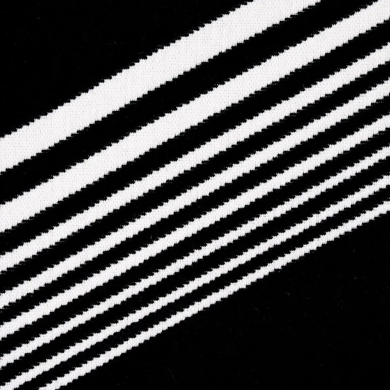 Schumacher 81573 Jessie Cut Velvet Black & White fabric swatch