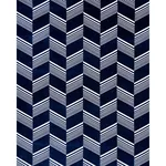 Schumacher 81571 Jessie Cut Velvet Navy & White fabric swatch