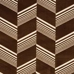 Schumacher 81575 Jessie Cut Velvet Sable fabric swatch