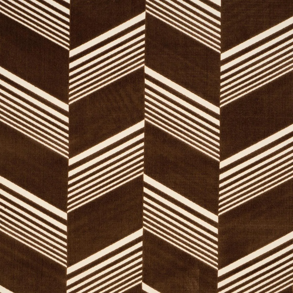 81575 Jessie Cut Velvet Sable Fabric