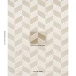 Schumacher 81576 Jessie Cut Velvet Sand fabric swatch