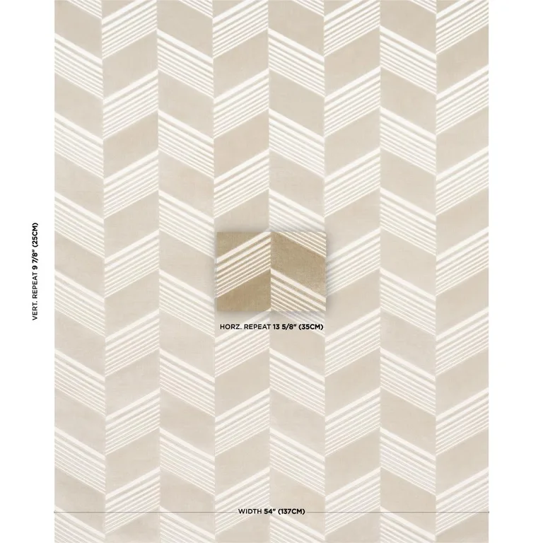 Schumacher 81576 Jessie Cut Velvet Sand fabric swatch