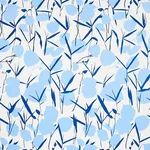 Schumacher 178852 Joan Blue fabric swatch