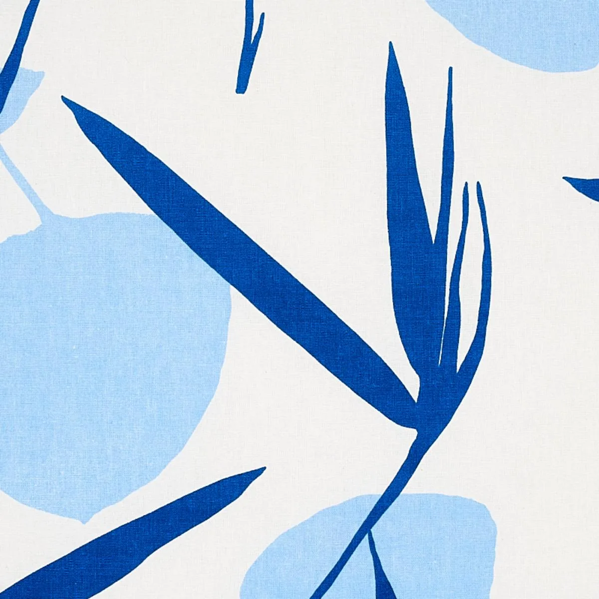 Schumacher 178852 Joan Blue fabric swatch