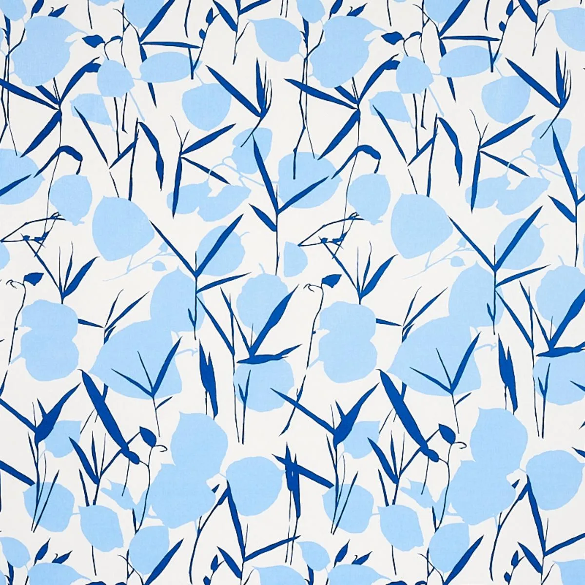 Schumacher 178852 Joan Blue fabric swatch