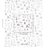 Schumacher 182331 Joana Avillez's Street Scenes Black & White fabric swatch