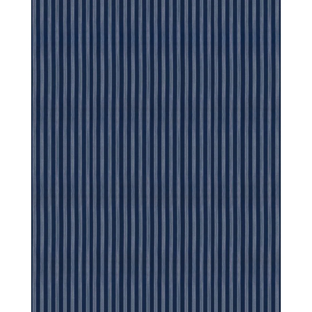 Schumacher 87262 Jonah Stripe Indigo fabric swatch