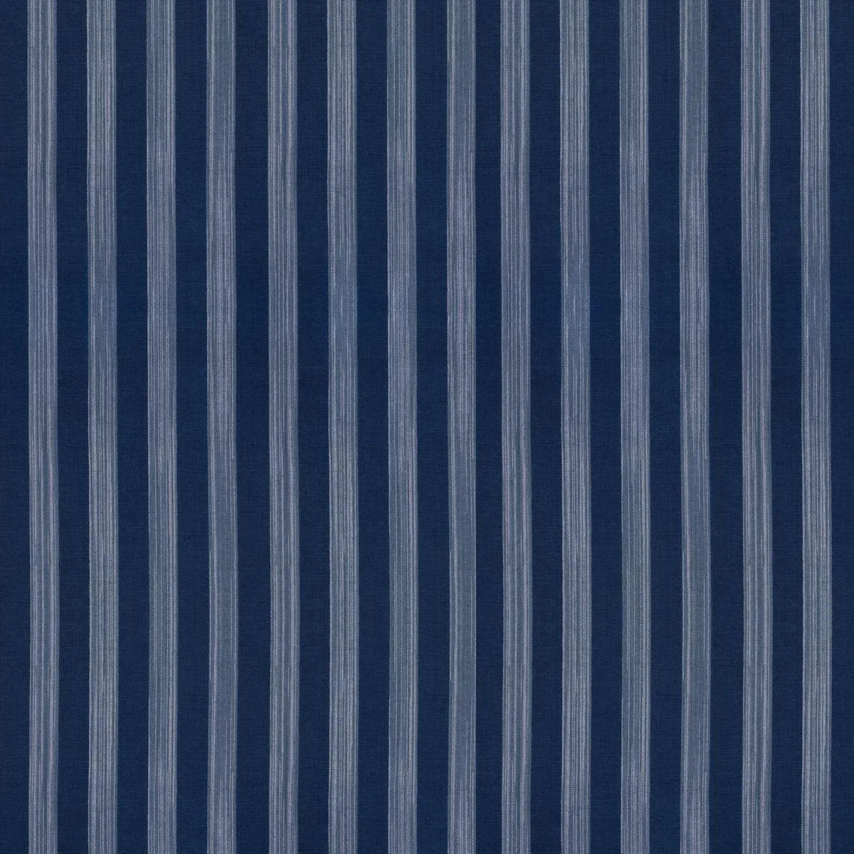 Schumacher 87262 Jonah Stripe Indigo fabric swatch