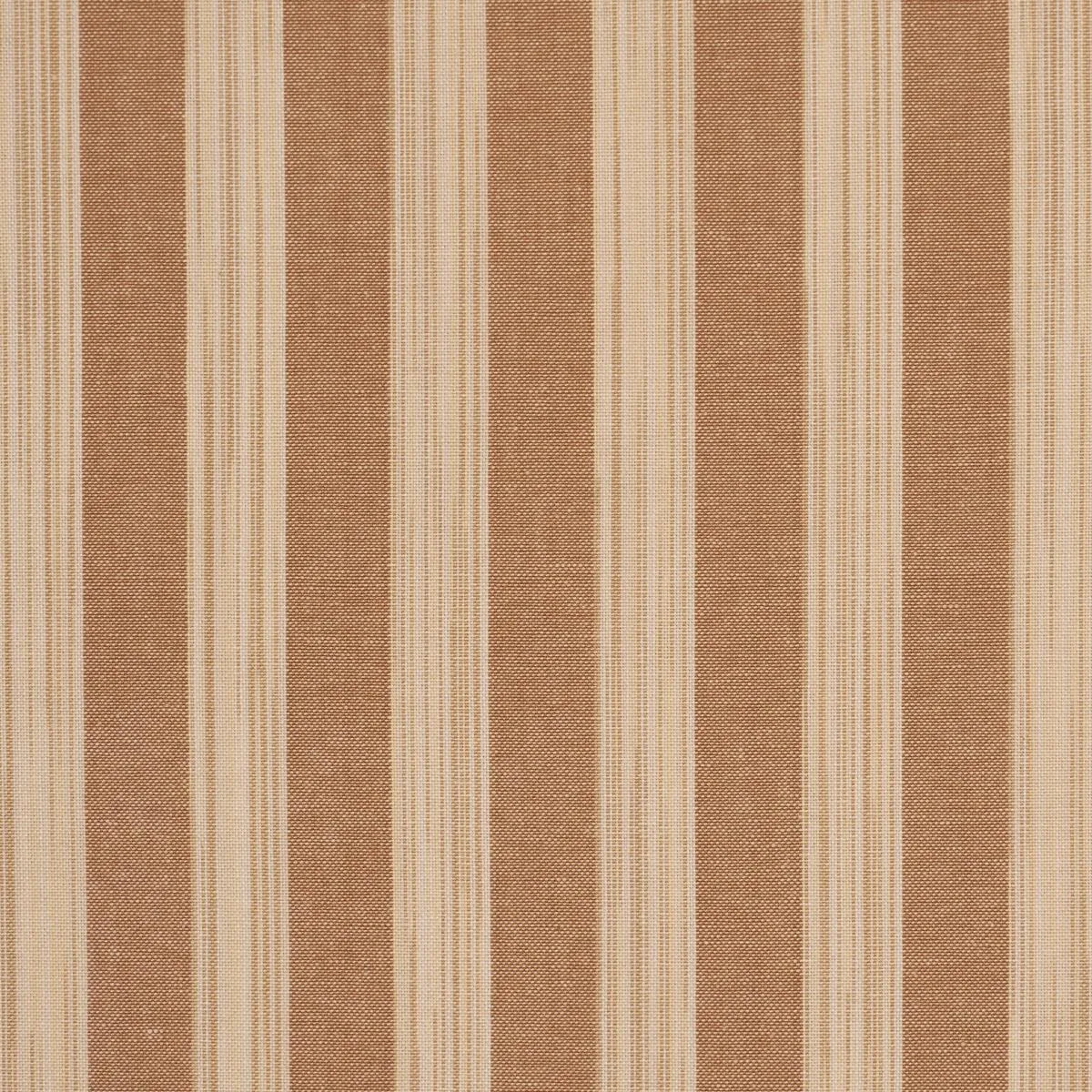 Schumacher 87261 Jonah Stripe Ochre fabric swatch