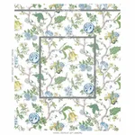Schumacher 179652 Josephine Blue fabric swatch