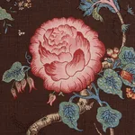 Schumacher 179654 Josephine Cinnabar fabric swatch