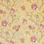 Schumacher 179650 Josephine Ochre fabric swatch