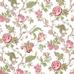 Schumacher 179651 Josephine Pink fabric swatch