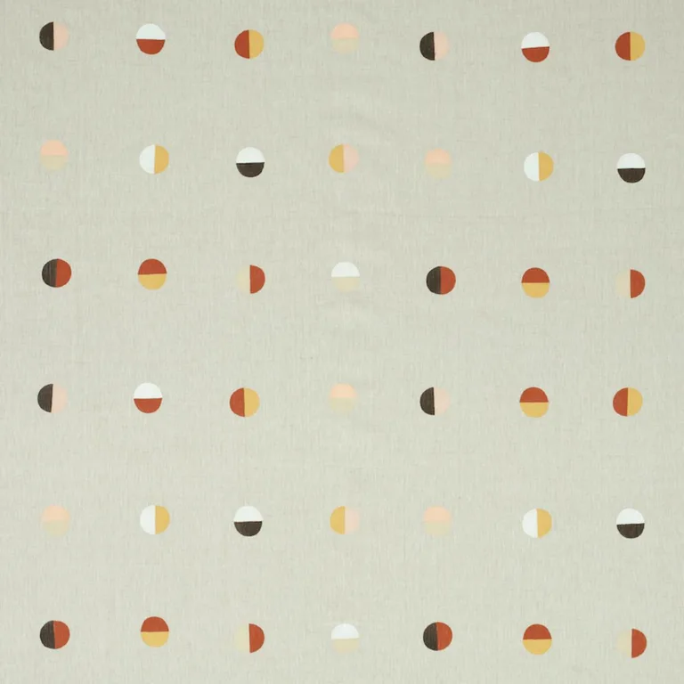 Schumacher 74043 Joshua Tree Hand Block Print Desert Moons fabric swatch
