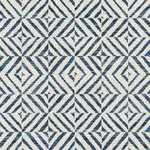 Schumacher 72151 Jubilee Blue fabric swatch
