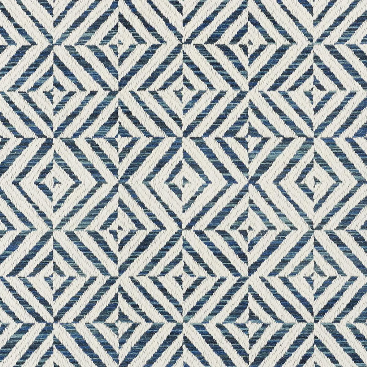 Schumacher 72151 Jubilee Blue fabric swatch