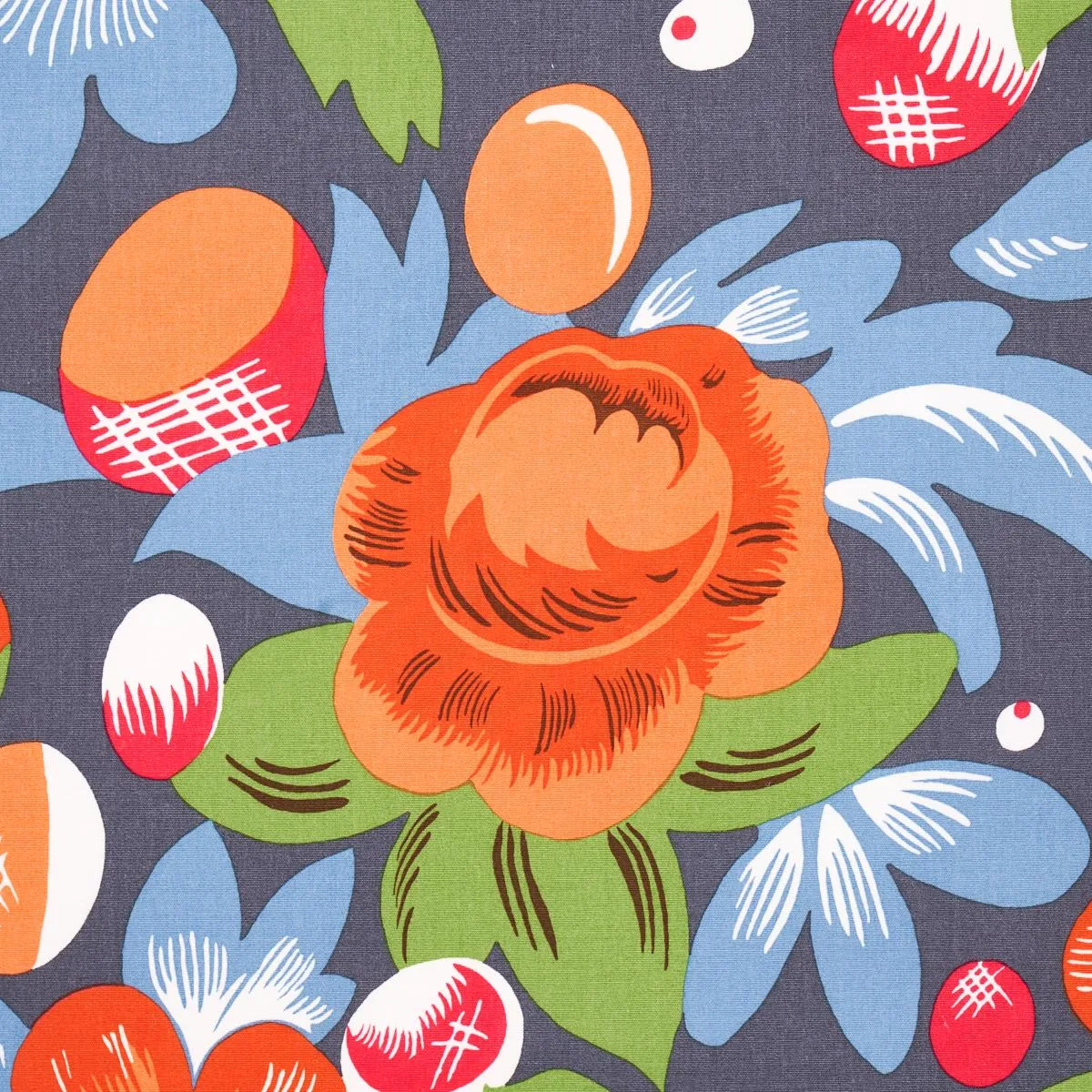 Schumacher 177530 Juin Document fabric swatch