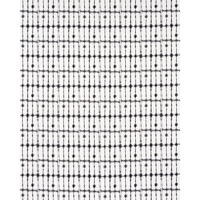 Schumacher 180281 Julie Black fabric swatch