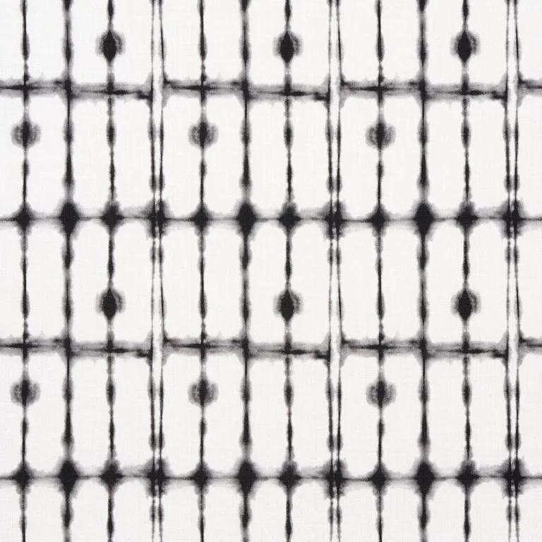 Schumacher 180281 Julie Black fabric swatch