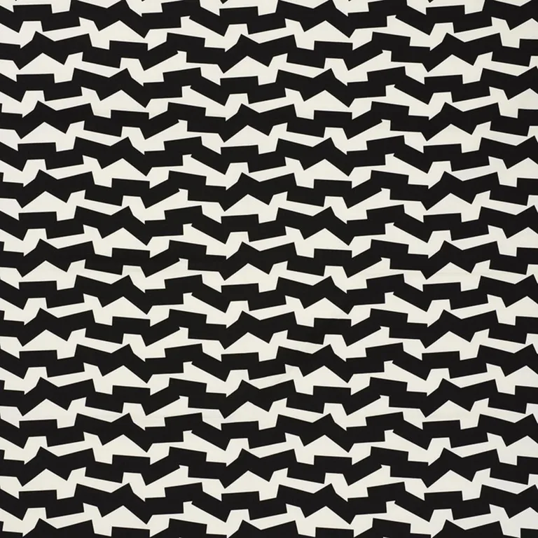 Schumacher 176670 Jumble Ii Indoor/Outdoor Black fabric swatch