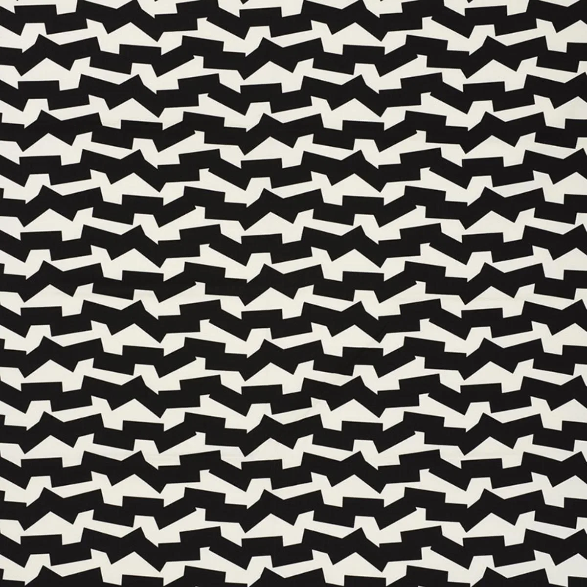 Schumacher 176670 Jumble Ii Indoor/Outdoor Black fabric swatch