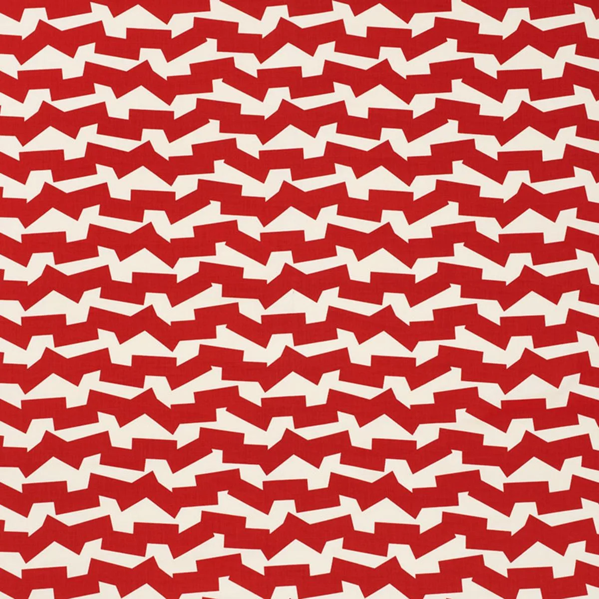 Schumacher 176672 Jumble Ii Indoor/Outdoor Red fabric swatch