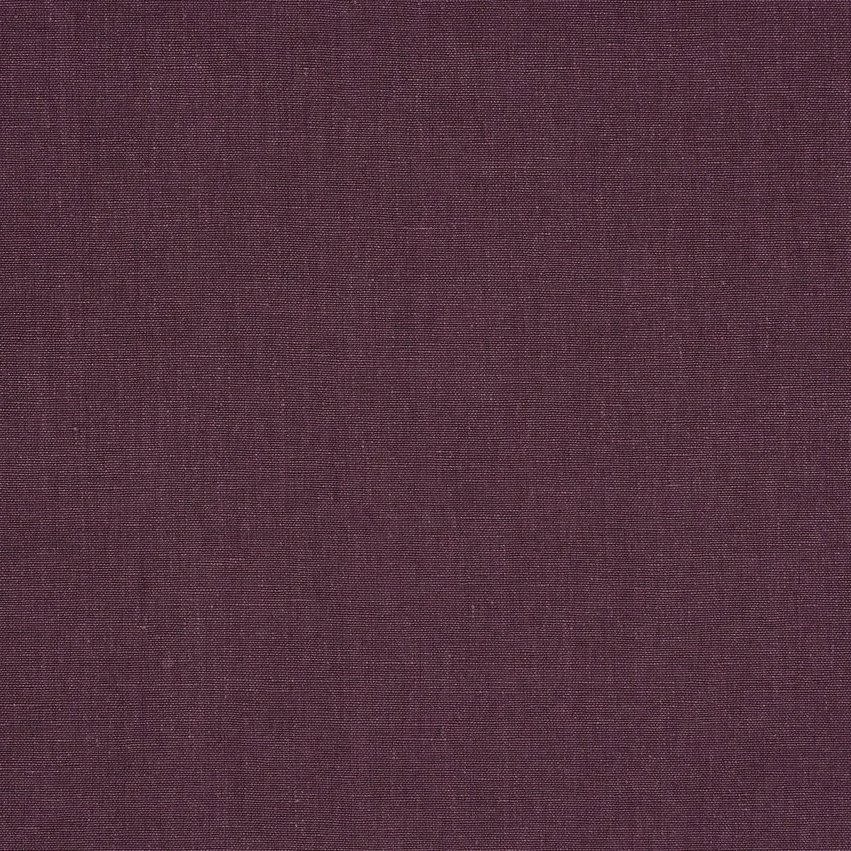 Schumacher 84911 Jumi Stonewashed Linen Aubergine fabric swatch