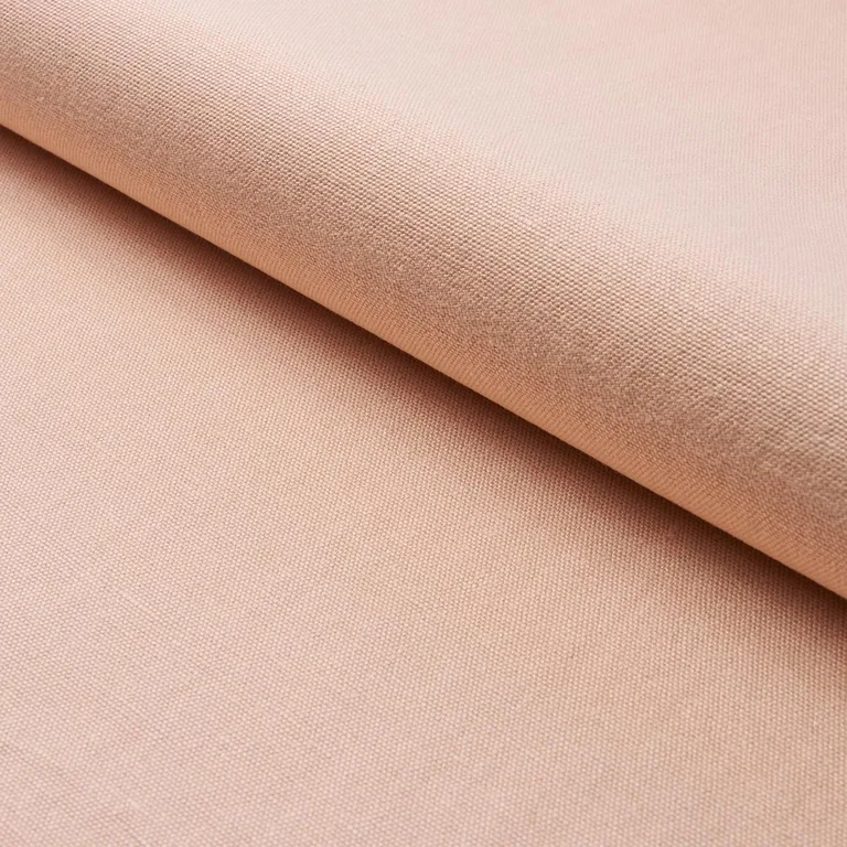 Schumacher 84903 Jumi Stonewashed Linen Blush fabric swatch