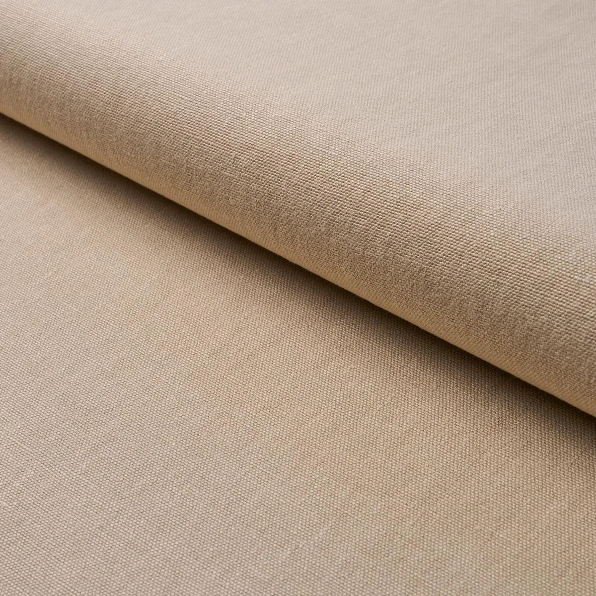 Schumacher 84900 Jumi Stonewashed Linen Natural fabric swatch