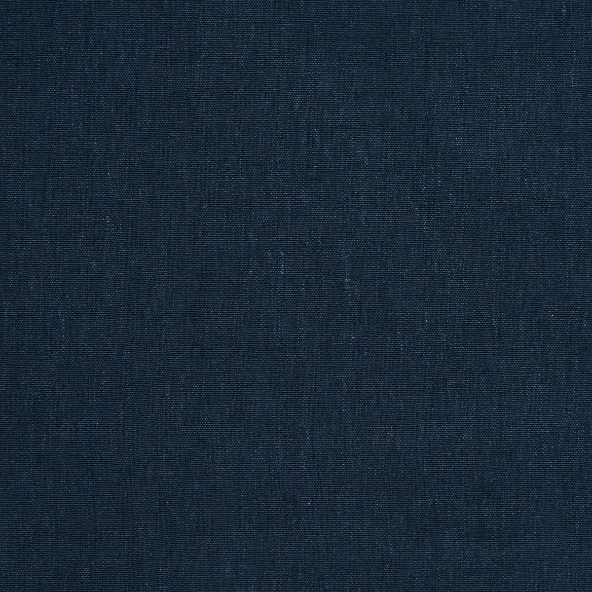 Schumacher 84910 Jumi Stonewashed Linen Navy fabric swatch
