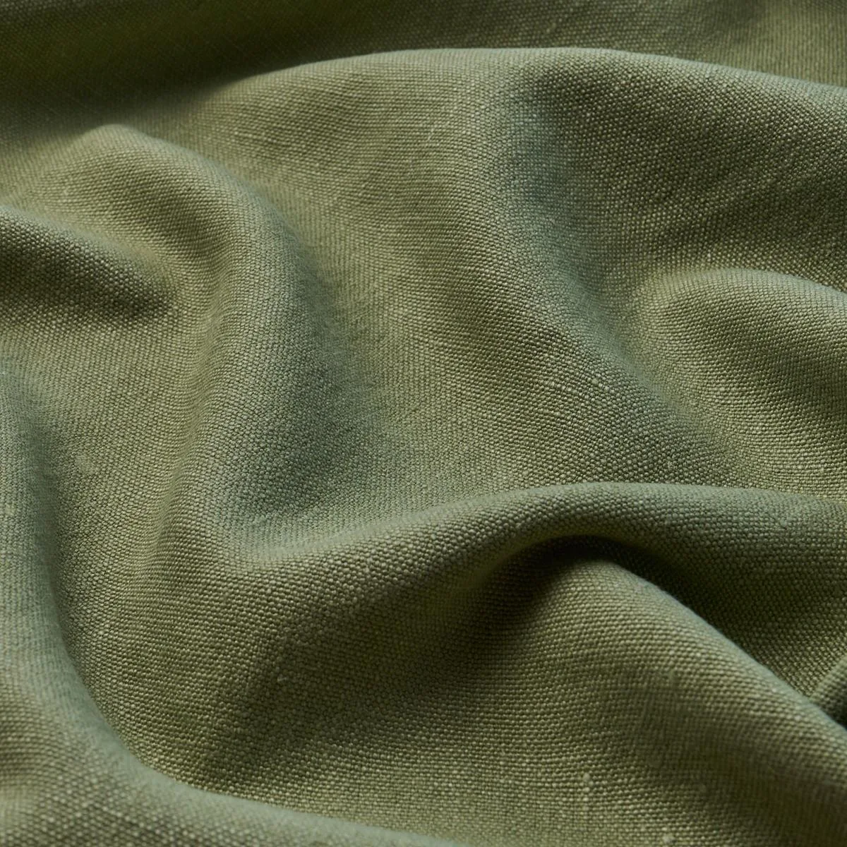 Schumacher 84906 Jumi Stonewashed Linen Sage fabric swatch