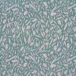 Schumacher 85862 Jungle Moss Sky fabric swatch