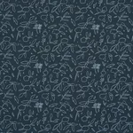 Schumacher 85871 Jungle Vine Dark Blue fabric swatch