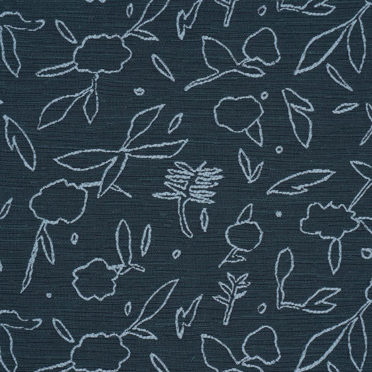 Schumacher 85871 Jungle Vine Dark Blue fabric swatch