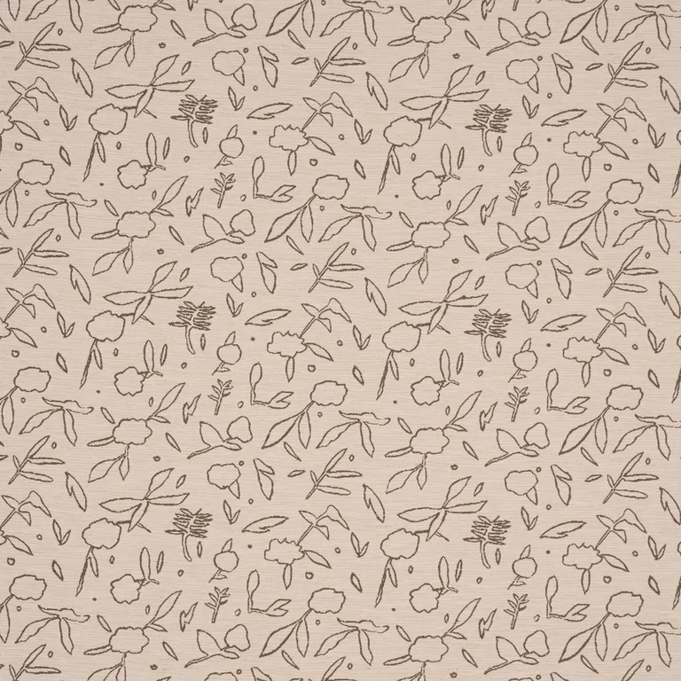 Schumacher 85870 Jungle Vine Oat fabric swatch