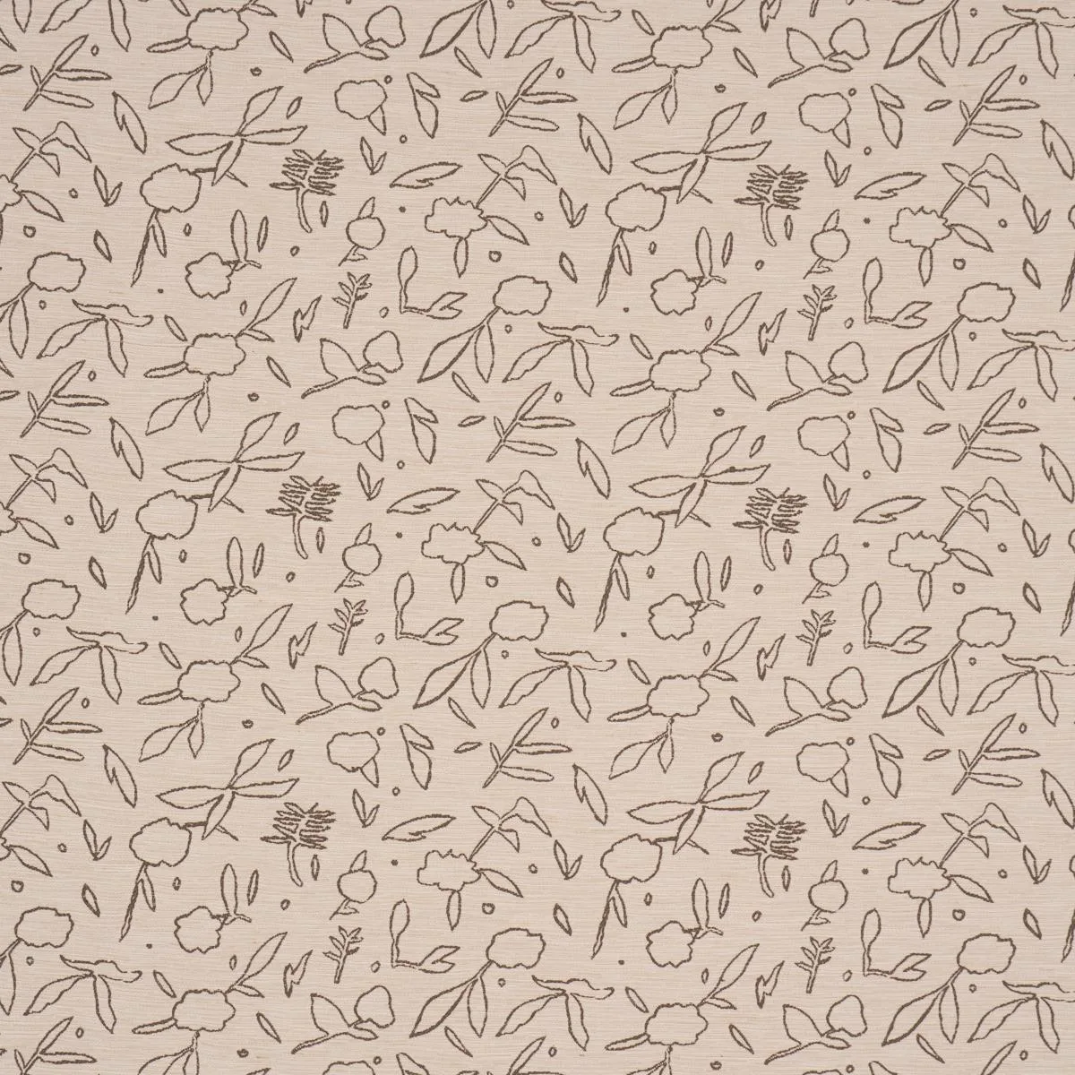 Schumacher 85870 Jungle Vine Oat fabric swatch