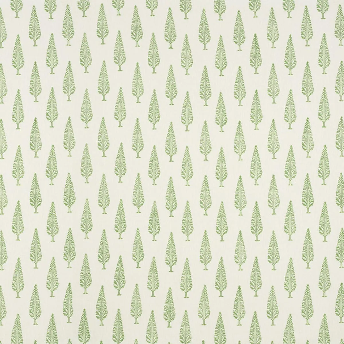 Schumacher 178511 Juniper Block Print Green fabric swatch