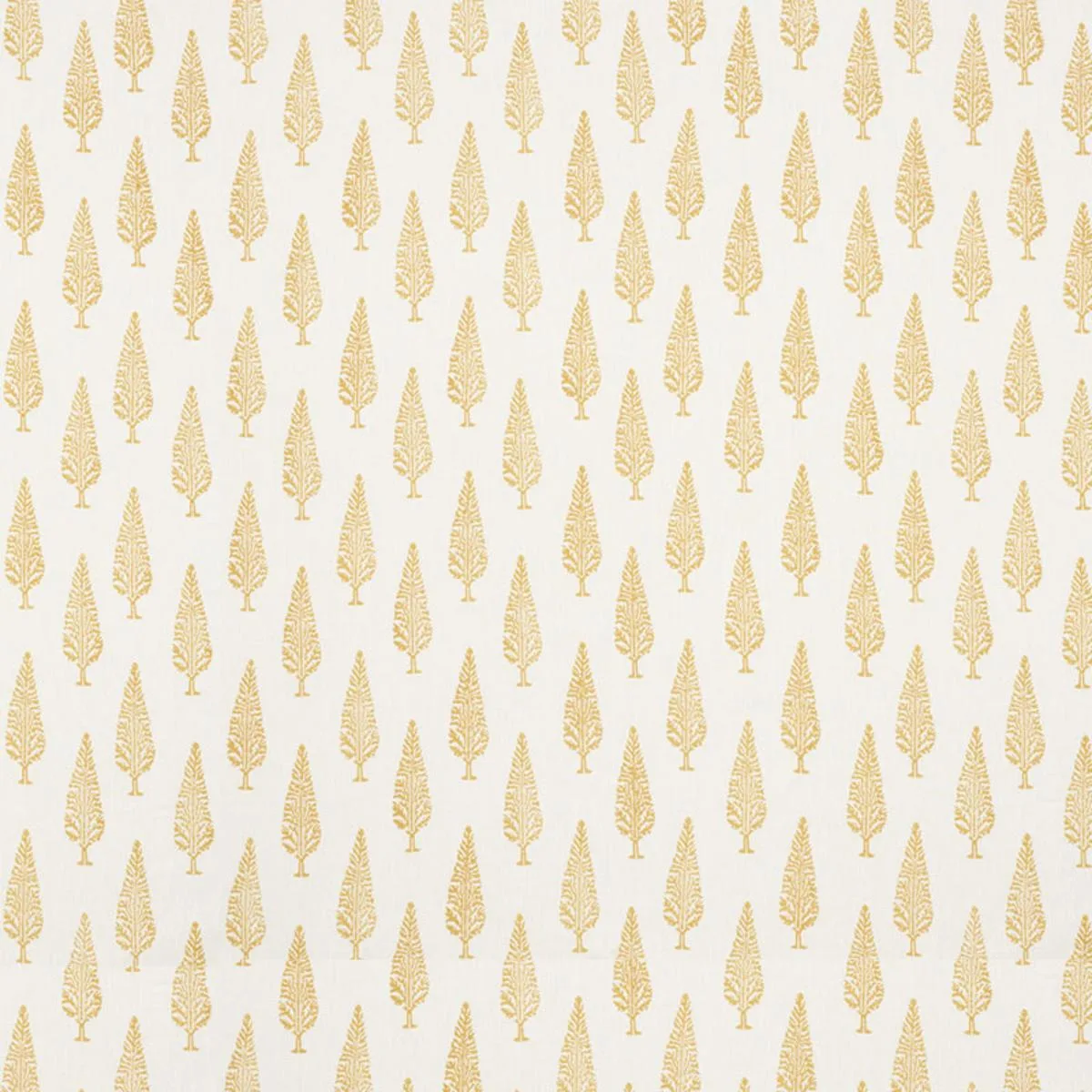 Schumacher 178512 Juniper Block Print Yellow fabric swatch