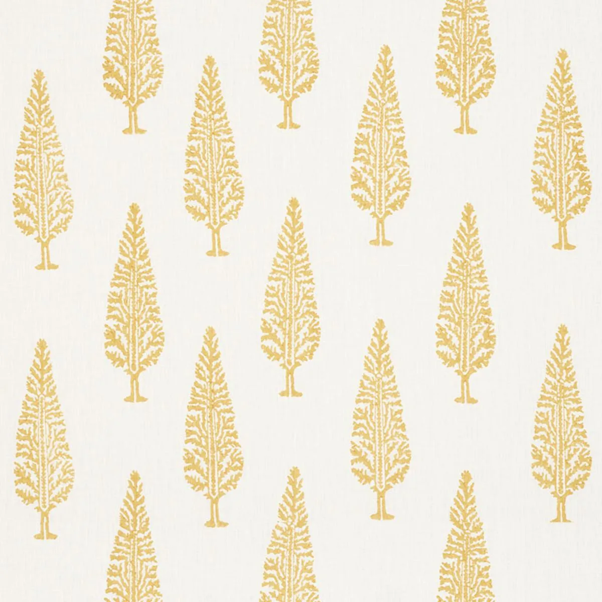 Schumacher 178512 Juniper Block Print Yellow fabric swatch