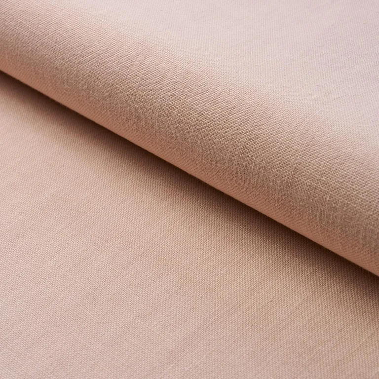 Schumacher 84952 Kai Linen Blush fabric swatch