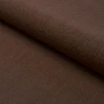 Schumacher 84959 Kai Linen Chocolate fabric swatch