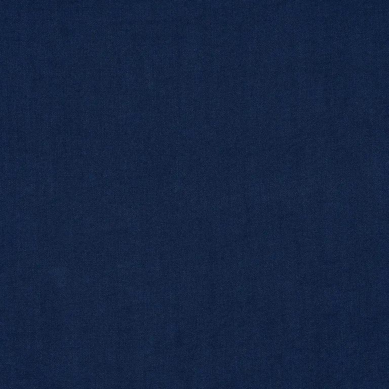 Schumacher 84956 Kai Linen Navy fabric swatch