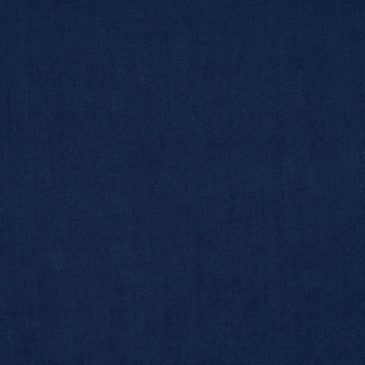Schumacher 84956 Kai Linen Navy fabric swatch