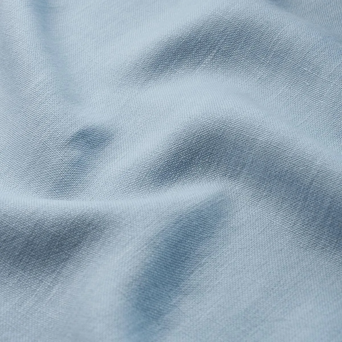Schumacher 84954 Kai Linen Sky fabric swatch