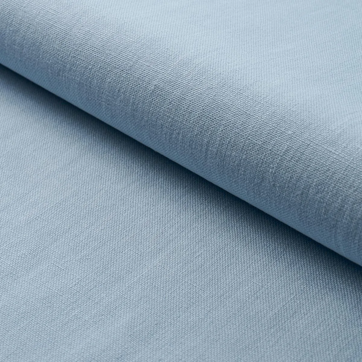 Schumacher 84954 Kai Linen Sky fabric swatch