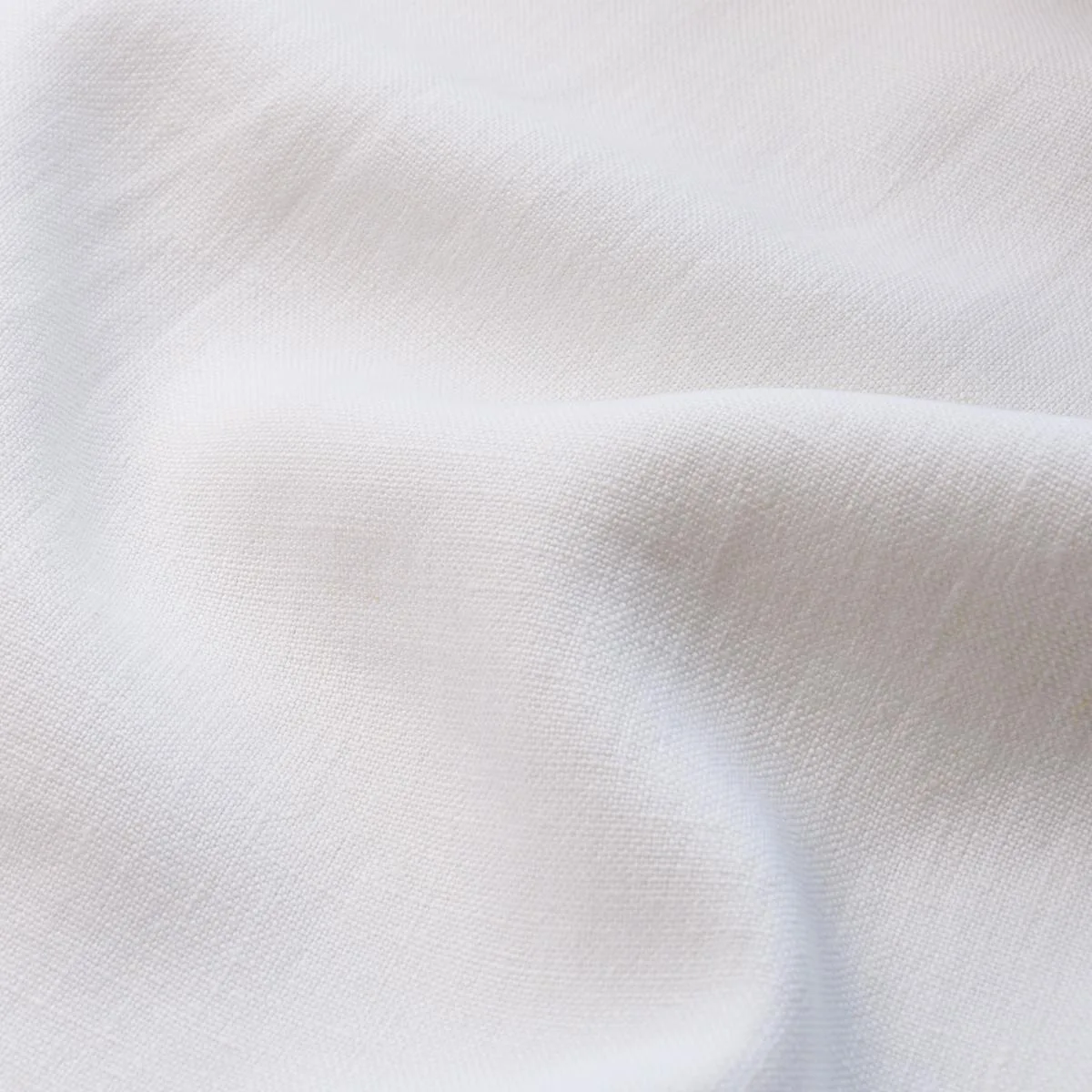 Schumacher 84951 Kai Linen White fabric swatch