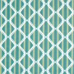 Schumacher 181291 Kai Striped Ikat Green fabric swatch